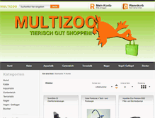 Tablet Screenshot of multizoo.de